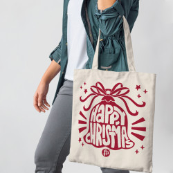 Happy Christmas Tote Bag (Υφασμάτινη Τσάντα Αγοράς) Happy Christmas Tote Bag (Υφασμάτινη Τσάντα Αγοράς)
